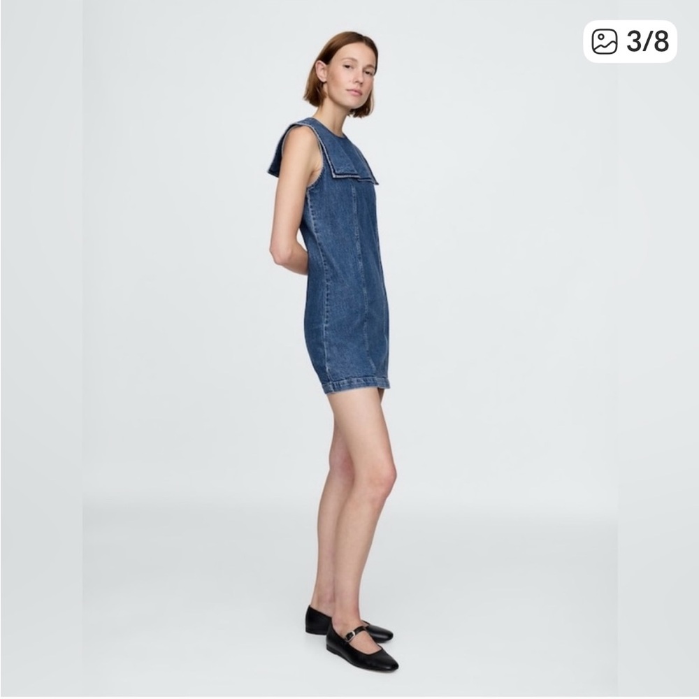 GAP x Doen Blue Denim Dress